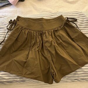 Women's Olive Green Shorts
